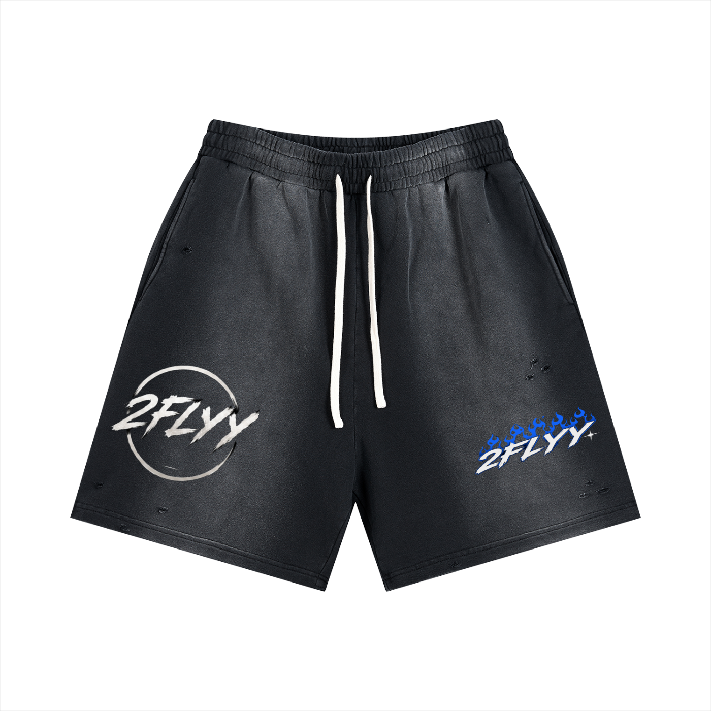 Sun Fade Distressed Shorts