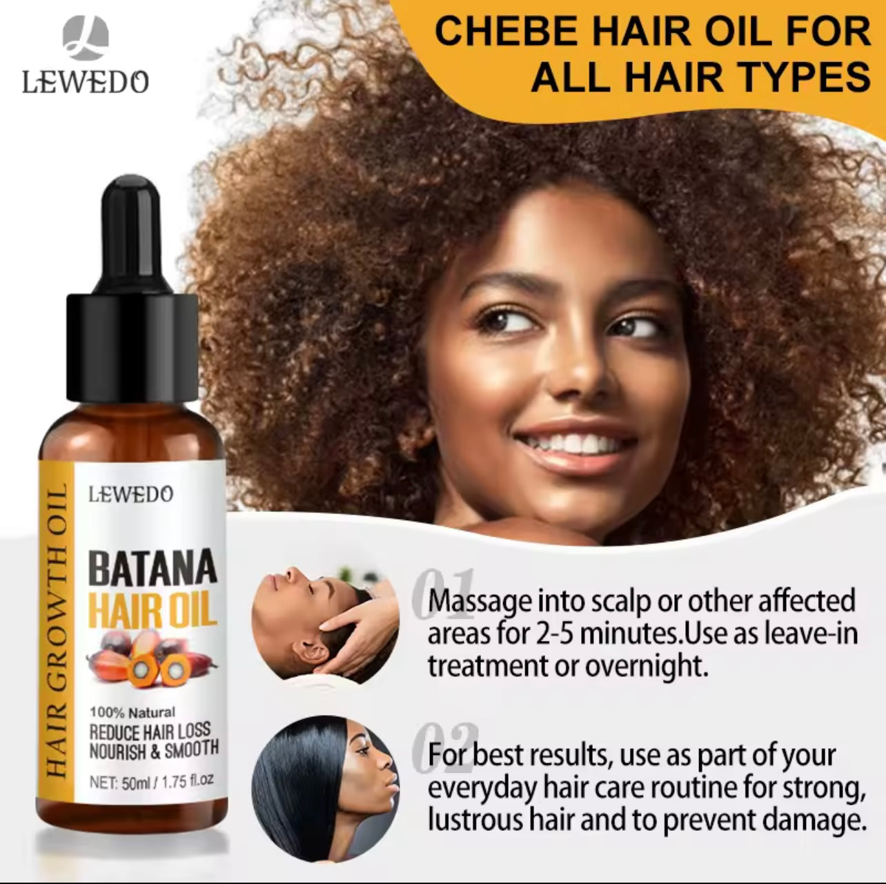 Lewedo Naturals Batana Oil