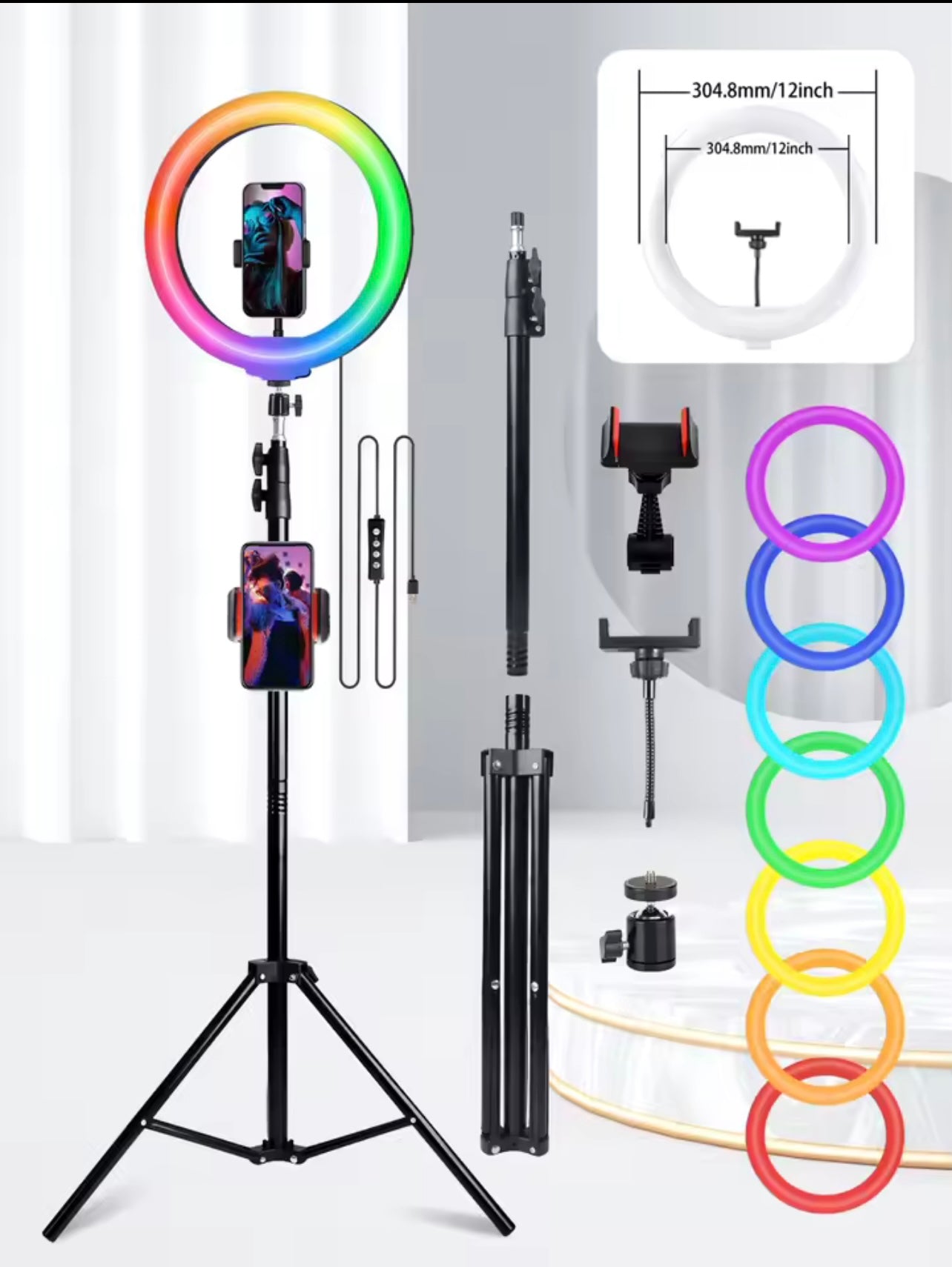 Professional Selfie Ring LED Light