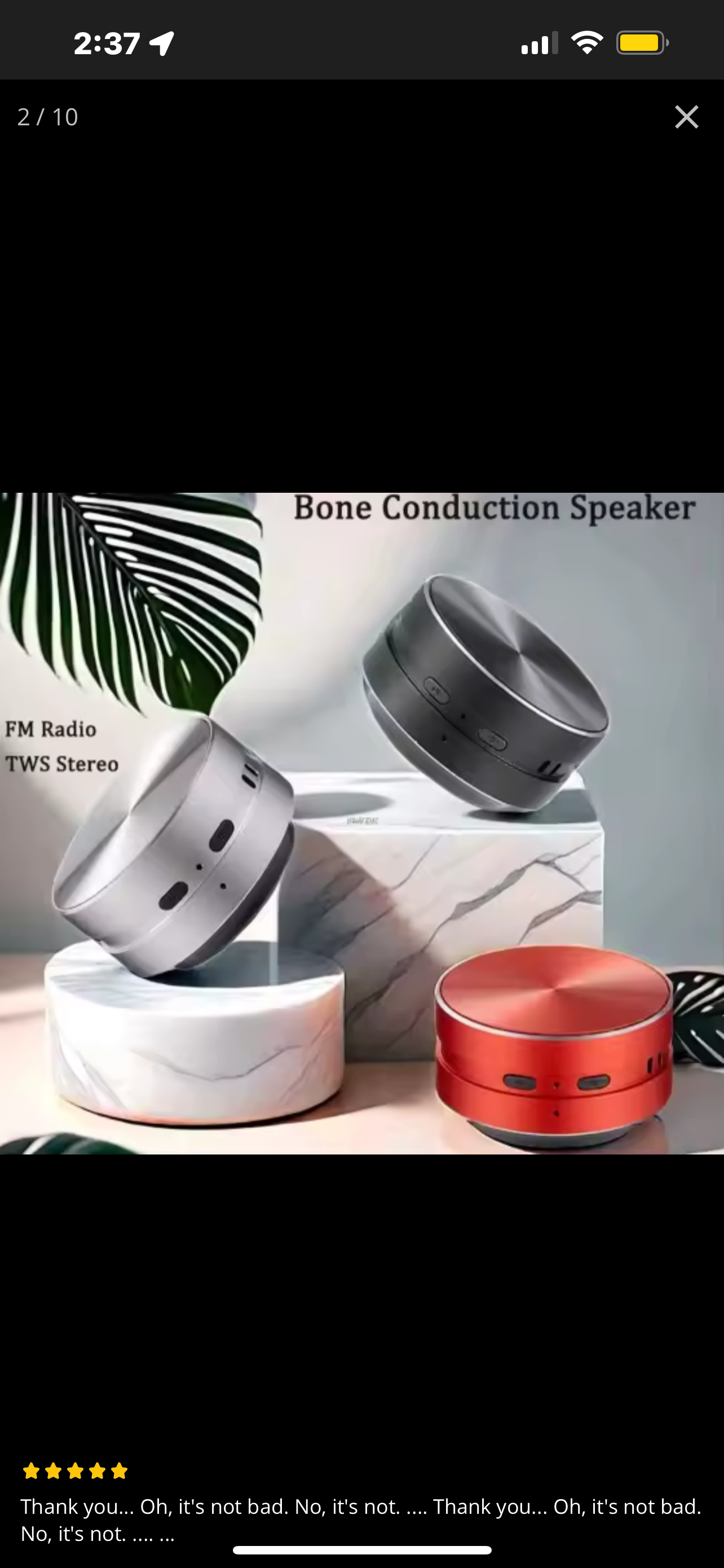 Hummingbird speaker
